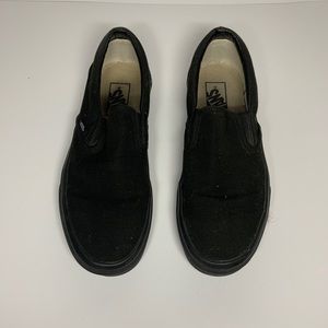 Black Slip On Vans